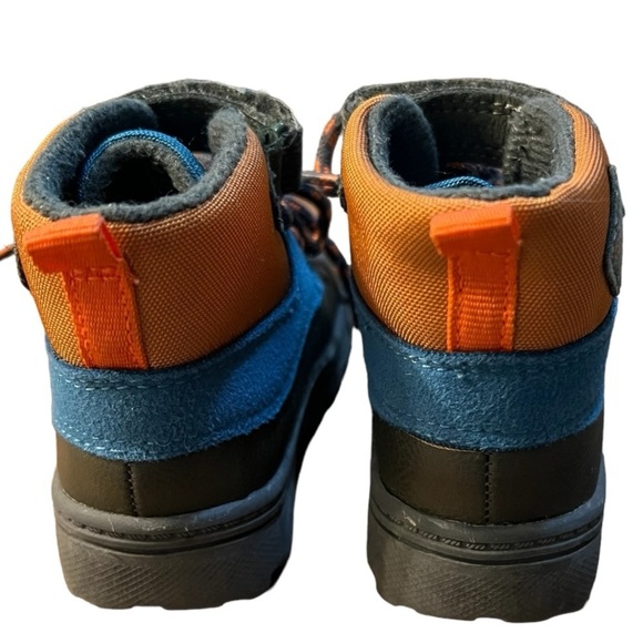 Carter’s Kid's Easy On/Off Duck Boot Gray Blue Orange Size 5M - Picture 6 of 12